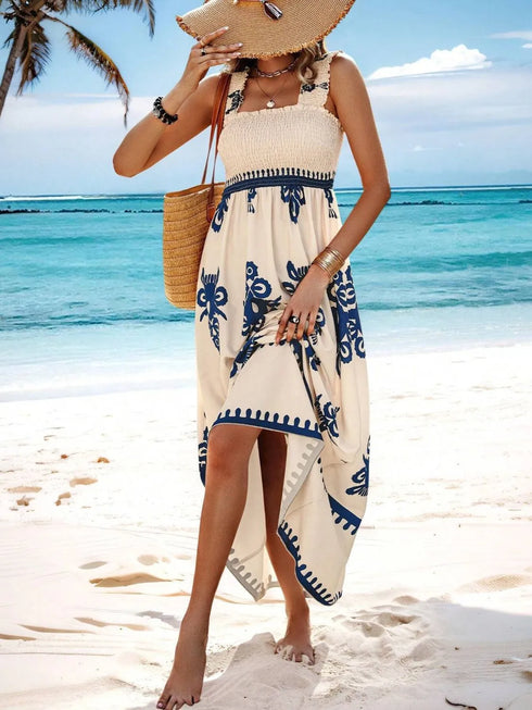 smocked-printed-wide-strap-maxi-dress OhSoStyled - Sophia's Style in Moss-17